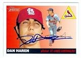 Dan Haren Autographed/Hand Signed Baseball Card 2004 Topps Heritage #128 (St. Louis Cardinals - Los