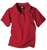 Dickies Girls 2-6x Picot Collar Top - School Uniform