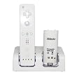 Nintendo Wii Compatible Controller Dock with 2800mAh Rechargeable Battery