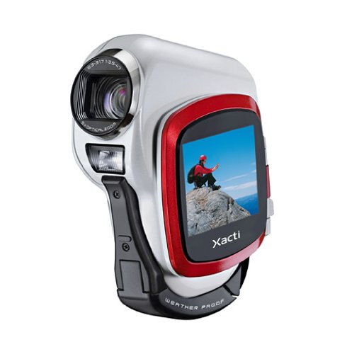 Sanyo XACTI VPC-CA6 Active Camcorder (SD-Card, 5-fach opt. Zoom, 5,1 cm (2 Zoll) Display, 6 Megapixel, spritzwassergeschützt) Sanyo XACTI VPC-CA6 Active Camcorder (SD-Card, 5-fach opt. Zoom, 5,1 cm (2 Zoll) Display, 6 Megapixel, spritzwassergeschützt)