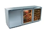 Perlick H3RD1OWD3S 72 Freestanding Refrigerator/Refrigerator/Wine Cooler with 48 Bottle Capacity, Variable Speed Compressor, Electronic Digital Control & Temperature Readout and Dual Temperature Zones