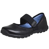  : Tsubo Women's Nipa Leather Sport Flat,Black,6 M