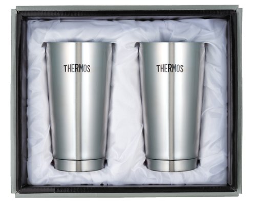 THERMOS 真空断熱タンブラー2個セット シルバー 400ml JMO-GP2