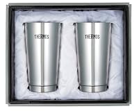 THERMOS 真空断熱タンブラー2個セット シルバー 400ml JMO-GP2