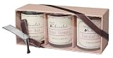 Kitchen & Housewares : Three Assorted Chocolate Scented Candle Jars