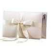 Tied with a Bow Guestbook and Pen - Ivory