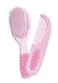 Nuby Precious Moments Printed Comb and Brush, Colors May Vary