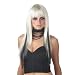 Chopstix Wig (White/Black;One Size)