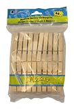 Loew Cornell 1021178 Woodsies Spring Clothespins, 40 count