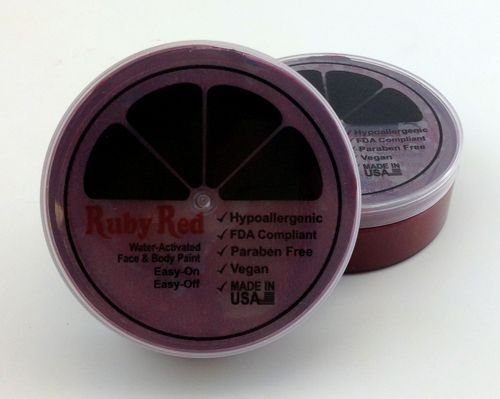 Ruby Red Paint Face Paint, 75ML - Burgundy