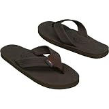 RAINBOW Leather Womens Sandals - Dark Brown