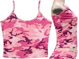 Pink Camo Tankini Top