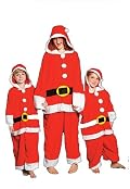 Adult Santa Clause Costume Pajamas