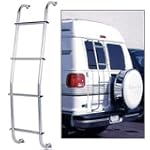 C.R. LAURENCE VL810A CRL Universal Aluminum Full Size Van Ladder