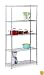 Honey-Can-Do SHF-01443 5-Tier Shelving Holds 200-Pounds per Shelf, 72-Inch, Chrome