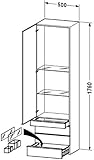 IMAGE OF Duravit 924606 Bleached Oak Happy D Tall Bath Furniture Cabinet from Happy D Series 9246