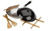 Typhoon Signature Lacquered Carbon Steel Wok Set 12  from Typhoon Europe