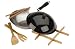 Typhoon Signature Carbon Steel Lacquered 12 Inch Wok Set