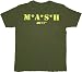 Mash Logo 4077th Military Green T-shirt Tee