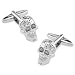 Skulls Cufflink by Enrico Pardini - Silver Rhodium