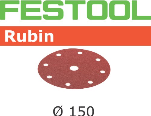 Festool 496617 P120 Grit, Rubin Abrasives, Pack of 50