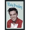 Empire 538413 Elvis Presley Ciuffo - Bedruckter Spiegel mit Kunststoff Rahmen in Holzoptik, Kult-Spiegel - Grösse 20 x 30 cm