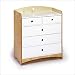 Bebe 5-Drawer Dresser - White/ Natural