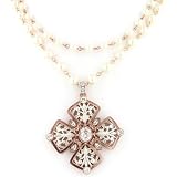 Pink Champagne Marie Antoinette Inspired Necklace