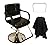 LCL Beauty Salon Hydraulic Styling Chair with Square Mat and FREE Deluxe Cutting Cape