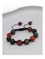 Polyester Semi GemStone Beads Bracelet