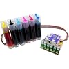BULK INK SYSTEM SUPPLY FOR HP EPSON R285/RX585/RX685 COMBO V5 CHIPS