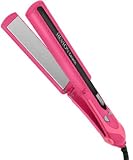 Revlon RVST2015C Perfect Heat Ceramic Straightener, Pink, 1″ img
