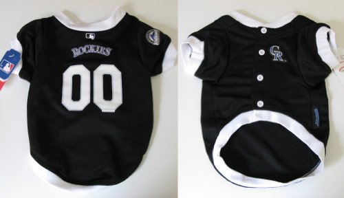 Colorado Rockies Pet Dog Baseball Jersey MEDIUM