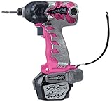 HITACHI 保護回路付リチウムイオン電池搭載14.4Vコードレスインパクトドライバ パワフルレッド WH-14DMRL(2MCK)(R)