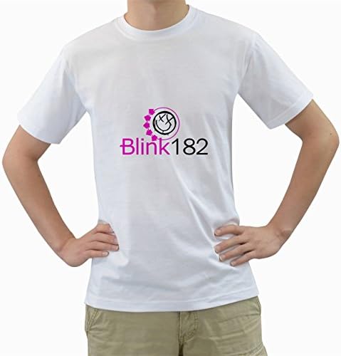 Blink 182 Punk Rock Band T-Shirt For Adults, Men's, Boys, Teens, Color White Size L by CaseSuper