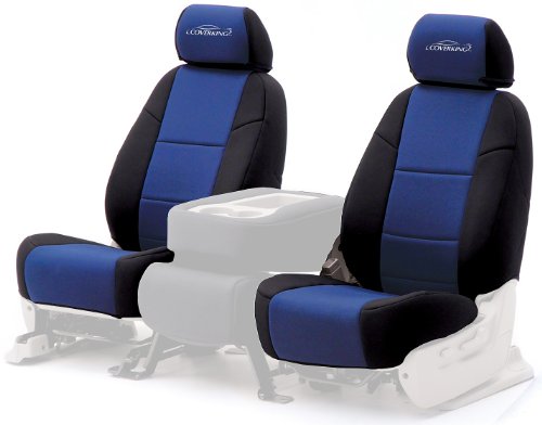 Coverking Custom-Fit Front Bucket Seat Cover - Neoprene, Blue