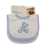 Review Dormouse Collection  / Twin Pack Popover Bib White One Size