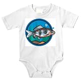 Onesie with wild, water, aquatic, nature, fishes, life, barbodes, fish, fauna, submarine, fasciatus