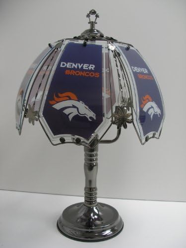 NEW NFL Denver Broncos 24" 6 Panel Touch Lamp NIB NR 1632C-DB