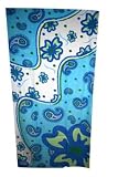 Beach Towel Polka Dot Paisley - Sky