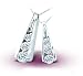 14K Platinum Three Diamond Wishbone Pendant - GH SI - 0.25 Ct. - 1.00 Ct.