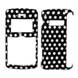 Premium Black with White Polkadots Design Snap-On Hard Cover Protector Case ....