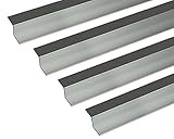 アルミ形材 ｱﾙﾐZ型 1m 1.0x10.5x11.5x11.5mm ｼﾙﾊﾞｰ 4本　　安田