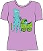 Urban Outfitters Lora Norton Octo and Baby Lilac Juniors T-Shirt Tee