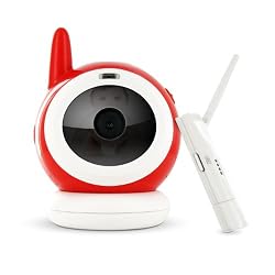 LEVANA LV-TW500 Digital Wireless Baby Camera with Online Monitoring and Email Alerts (White/Red)