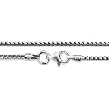 925 Sterling Silver 1.5mm 22 Inch Light Weight Franco Chain Necklace - Nickel Free