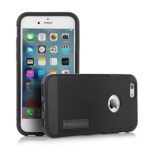 iPhone 6S Case, Poweradd iPhone 6S Case Cover Dual Layer Protection Shock Absorbent Bumper and Slim Hard Cover for iPhone 6 6S (4.7