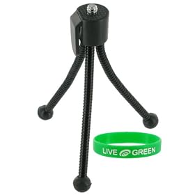 4.5-Inch Mini Spider Flexible for Canon PowerShot SD780IS Digital Camera Gold