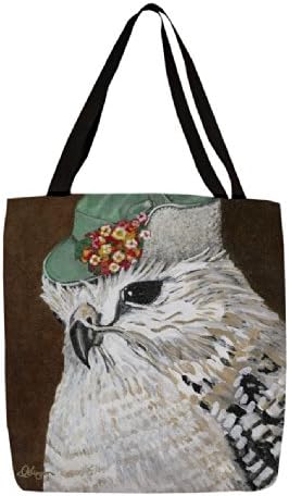 Thumbprintz Shopping Tote, 13-Inch, You Silly Bird Amy