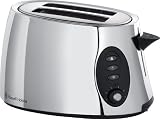 Russell Hobbs 18029 2 Slice Stylis Stainless Steel and Black Compact Toaster